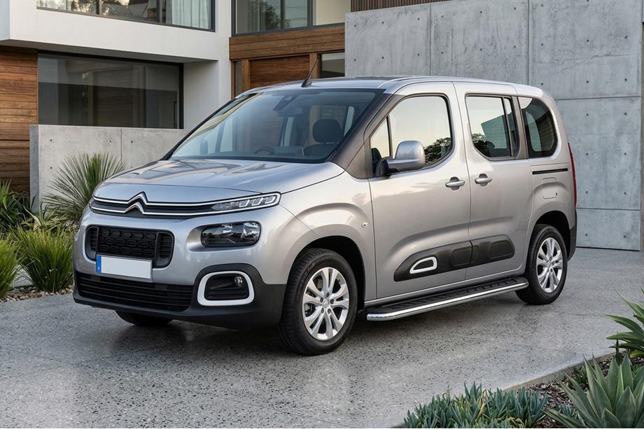 Citroen Berlingo/Multispace 2018– Maydos V1 side steps (set van 2, aluminium/RVS) Korte wielbasis Image