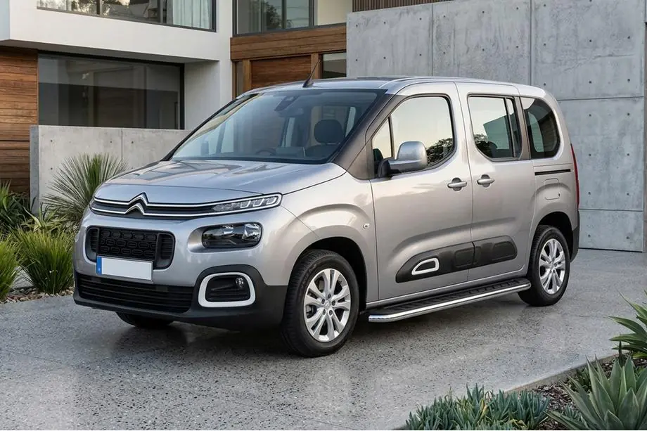 Citroen Berlingo/Multispace 2018– Maydos V1 side steps (set van 2, aluminium/RVS) Image