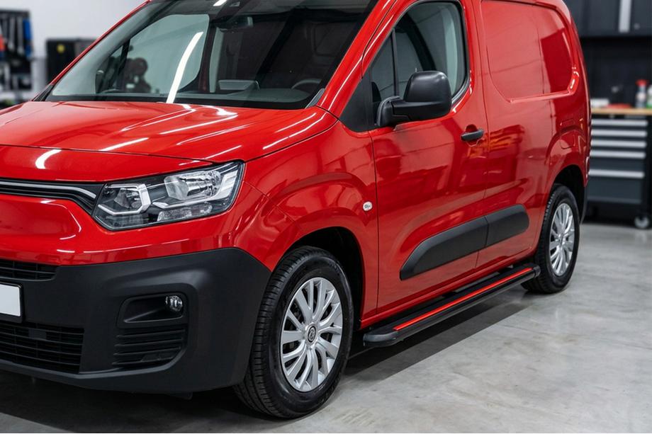 Opel Combo 2019– Side steps Maya Red (2 stuks, aluminium) Image