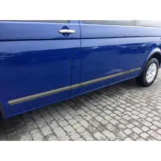 Deurlijsten (RVS, zwart chroom) foto 2