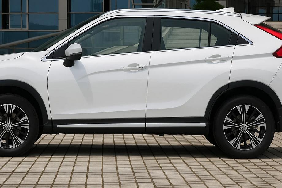 Mitsubishi Eclipse Cross 2017– OmsaLine deurstrips (4 st., RVS) Image
