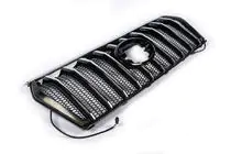 Toyota Land Cruiser Prado 150 2009–2023 Radiatorgrille 2017↗ LED (Zeus Silver) foto 4