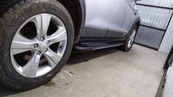 Chevrolet Captiva 2006–2019 Bosphorus Grey zijsteps (set van 2, aluminium) 2006-2015 foto 4