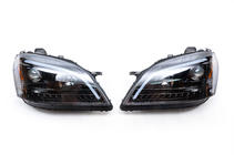 Mercedes ML W164 2005–2011 Koplampen met LED-element (2005-2008, 2 stuks, donker) foto 2