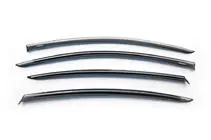 Volkswagen Passat B7 2012–2015 Raamdeflectoren met chromen sierlijst SD (EU, 4 stuks, Niken) foto 5