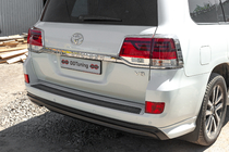 Toyota Land Cruiser 200 2007–2021 Chromen achterlichtcovers (2015+, 4-delig, kunststof) foto 4