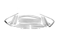 Lexus LX570/450d 2008–2022 Complete raamomlijsting en stijllijsten (RVS) foto 4