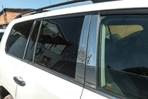 Lexus LX570/450d 2008–2022 Complete raamomlijsting en stijllijsten (RVS) foto 3