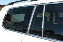 Lexus LX570/450d 2008–2022 Complete raamomlijsting en stijllijsten (RVS) foto 6