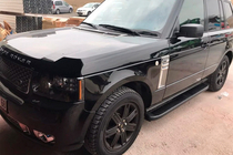 Range Rover III L322 2002–2012 Side steps Tayga Black (2 stuks, aluminium) foto 2