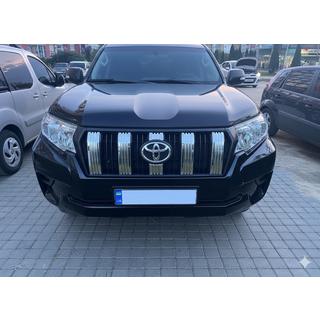 Chromen grillelijsten (2017-2023) Toyota Land Cruiser Prado 150 2009–2023 foto 1