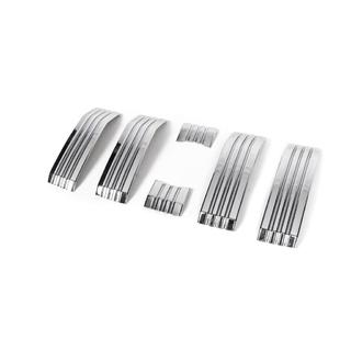 Chromen grillelijsten (2017-2023) Toyota Land Cruiser Prado 150 2009–2023 foto 2