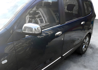 Renault Lodgy 2013–2022 RVS spiegelkappen (2 stuks) OmsaLine - Italiaans roestvrij staal foto 1