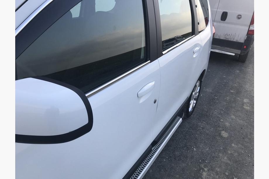 Renault Lodgy 2013–2022 Raamomlijsting (4 stuks, RVS) Carmos - Turks staal Image