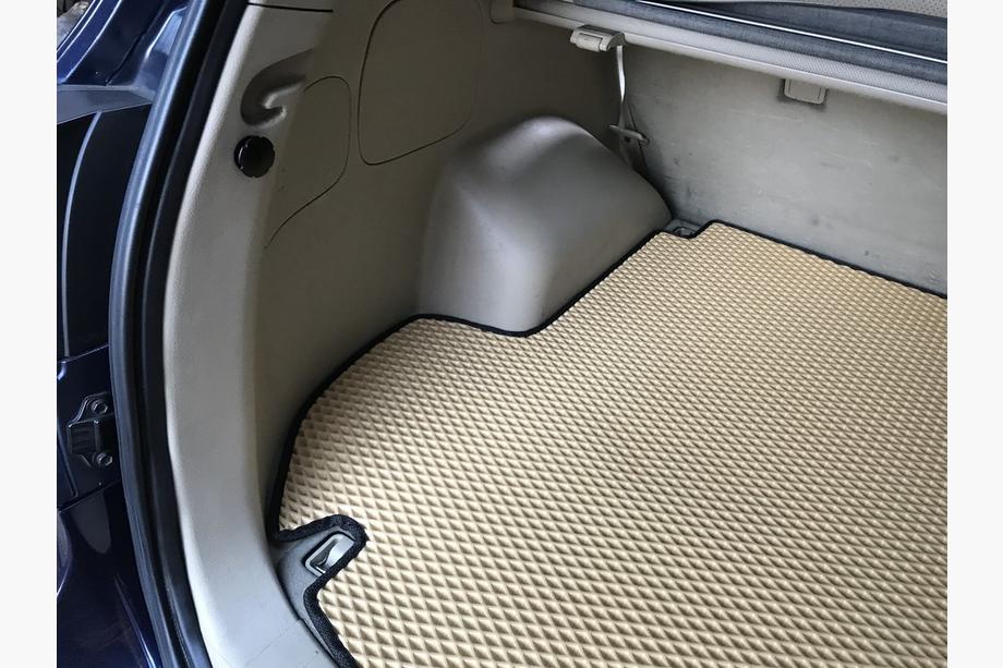 Hyundai Santa Fe 2 2006–2012 Kofferbakmat (EVA, beige) (5-zits) Foto 2