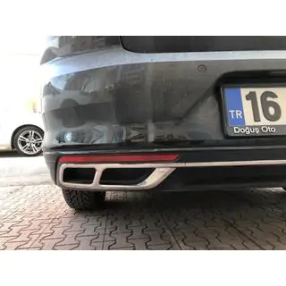 Uitlaatsierstukken Carmos SD/SW (2019+, 3 stuks, RVS) foto 2