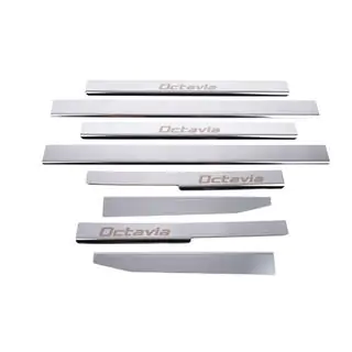 Instaplijsten Carmos (8 stuks, RVS) foto 2
