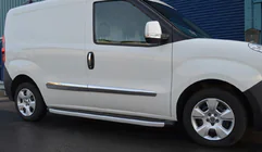 Fiat Doblo II 2010–2022 Deurstrip (set van 4, RVS) foto 3