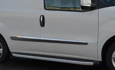 Fiat Doblo II 2010–2022 Deurstrip (set van 4, RVS) foto 5