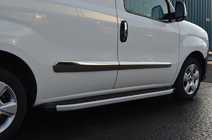 Fiat Doblo II 2010–2022 Deurstrip (set van 4, RVS) Carmos - Turks staal foto 6
