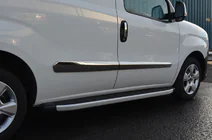 Fiat Doblo II 2010–2022 Deurstrip (set van 4, RVS) foto 6