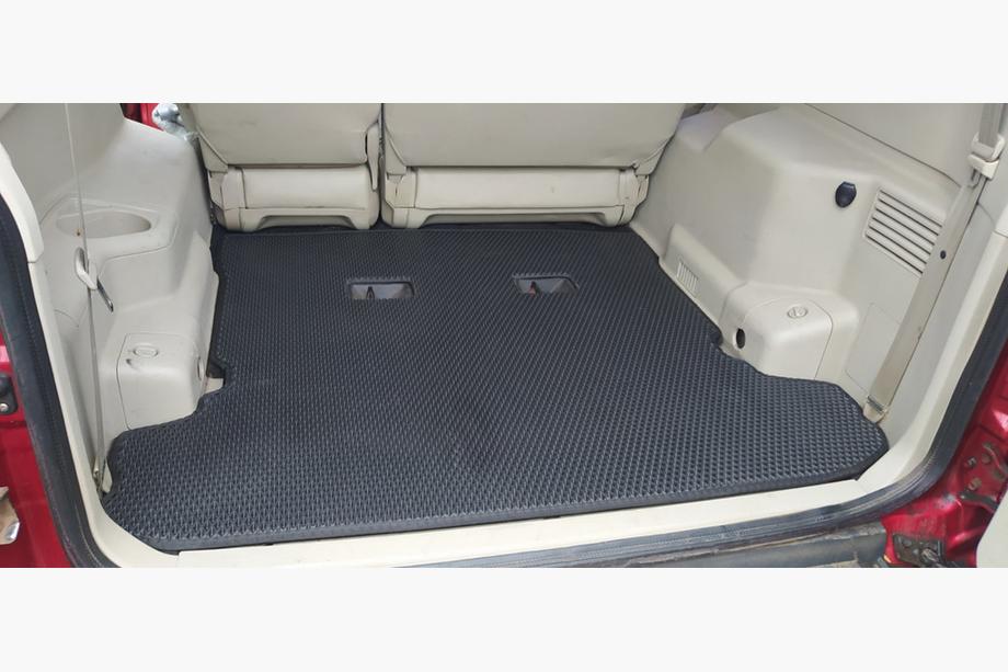 Mitsubishi Pajero Wagon IV 2006–2021 Kofferbakmat (EVA, zwart) Image