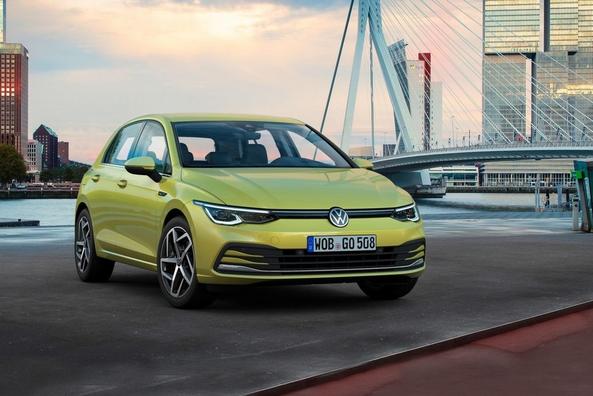 Nieuwe generatie Volkswagen Golf-hatchback
