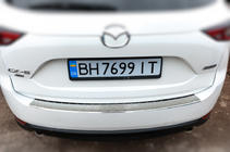 Mazda CX-5 2017–2025 RVS sierlijst voor achterbumper Carmos (RVS) foto 4