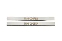 Mini Cooper R50/52/53 2000–2006 Instaplijsten (Carmos, 2 stuks, RVS) foto 2