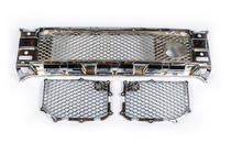 Mercedes G-klasse W463 1990–2018 Set bumperroosters (AMG, chroom) foto 1