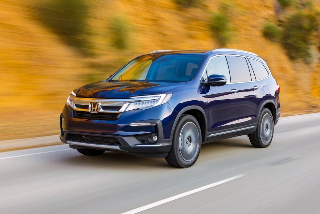 Geüpdatete versie van de Honda Pilot-crossover