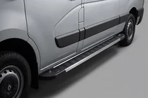 Nissan NV400 2010–2024 Side steps RedLine V1 (2 stuks, aluminium) foto 1