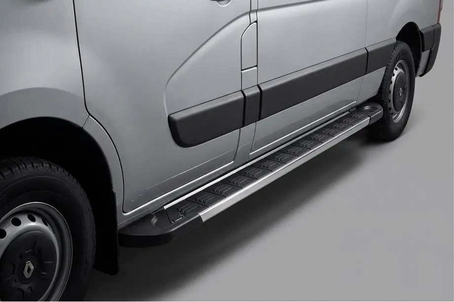 Nissan NV400 2010–2024 Side steps RedLine V1 (2 stuks, aluminium) Image