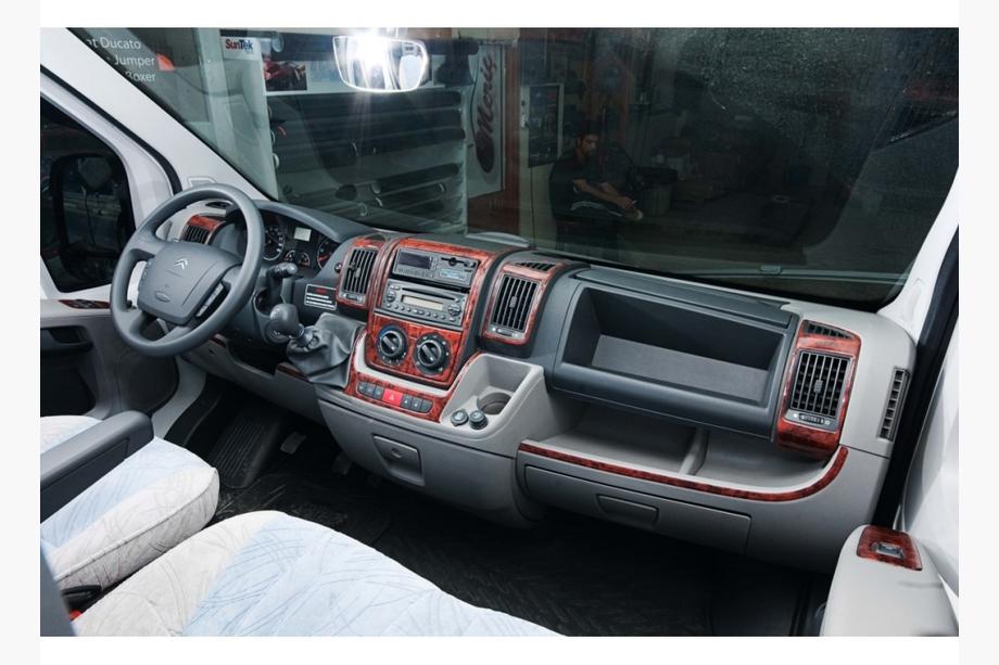 Citroen Jumper 2007–2025 Dashboard sierpanelen (2006-2014) Pianozwart Foto 4