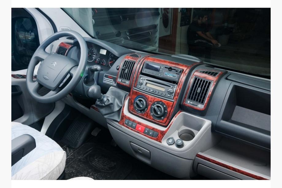 Citroen Jumper 2007–2025 Dashboard sierpanelen (2006-2014) Pianozwart Foto 5