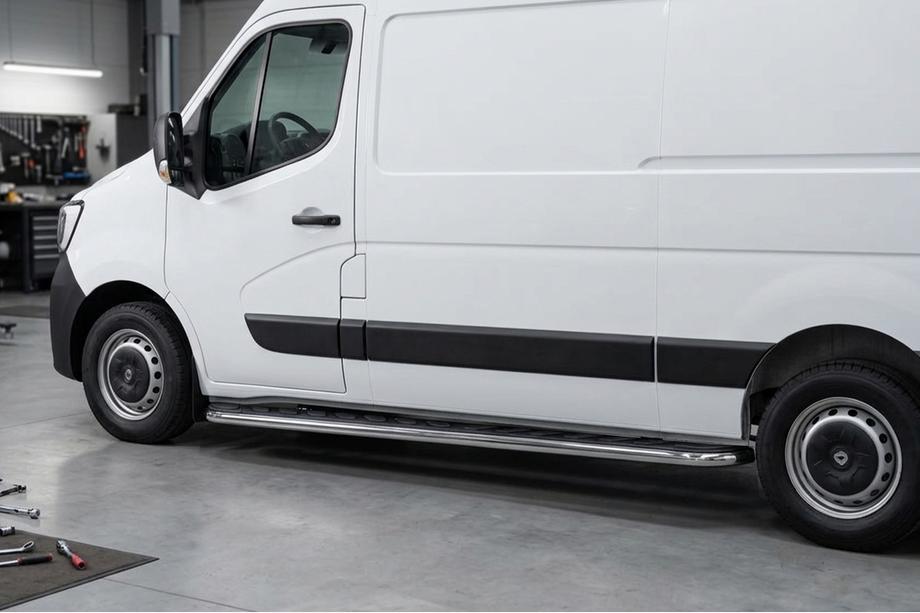 Renault Master 2011–2023 Side steps Maydos V1 (2 stuks, aluminium) Image