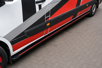 Renault Master 2011–2023 Side steps Maya Red (2 stuks, aluminium) foto 1