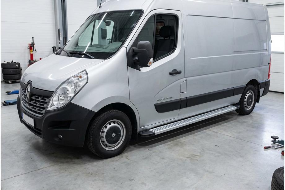 Renault Master 2011–2023 Zijtreden Maya V2 (set van 2, aluminium) Image