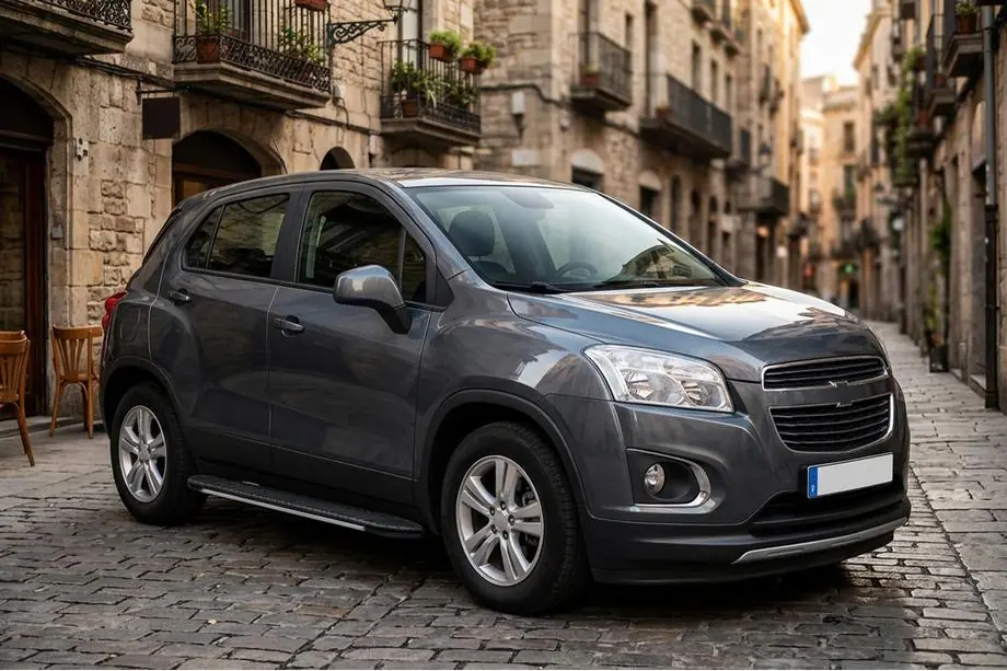 Chevrolet Trax 2012–2023 Bosphorus Grey zijsteps (set van 2, aluminium) Image