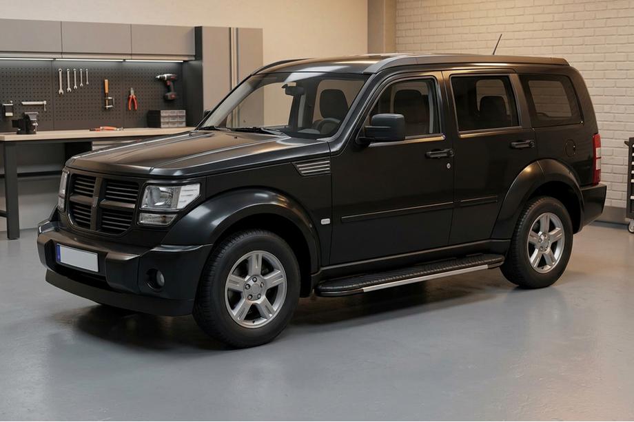 Dodge Nitro 2006–2011 Bosphorus Grey zijsteps (set van 2, aluminium) Image
