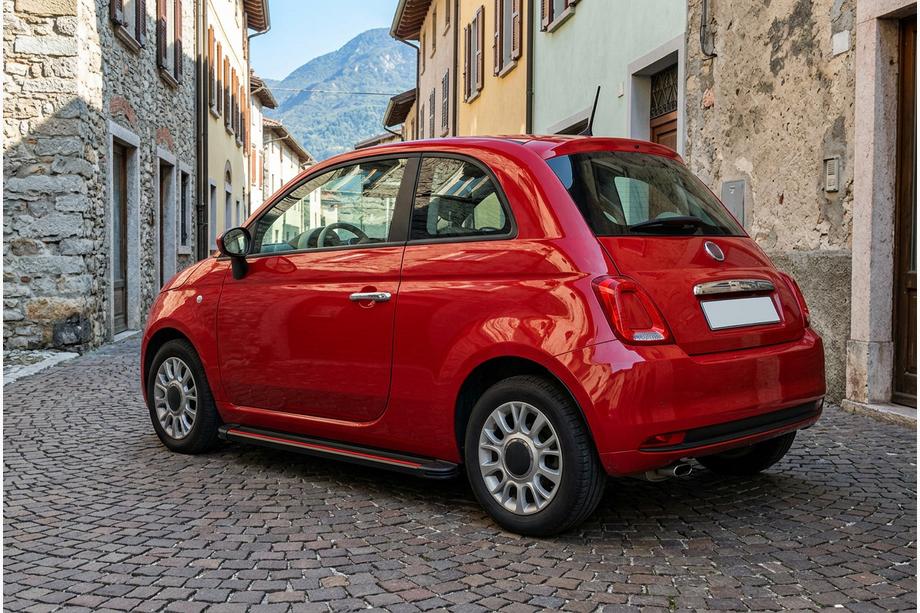 Fiat 500/500L 2013–2022 Side steps Maya Red (2 stuks, aluminium) Image