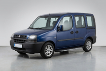 Fiat Doblo I 2001–2005 Bosphorus Grey zijsteps (set van 2, aluminium) foto 1