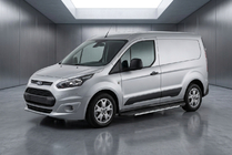 Ford Connect 2014–2021 Bosphorus Grey zijsteps (set van 2, aluminium) Maxi basis foto 1