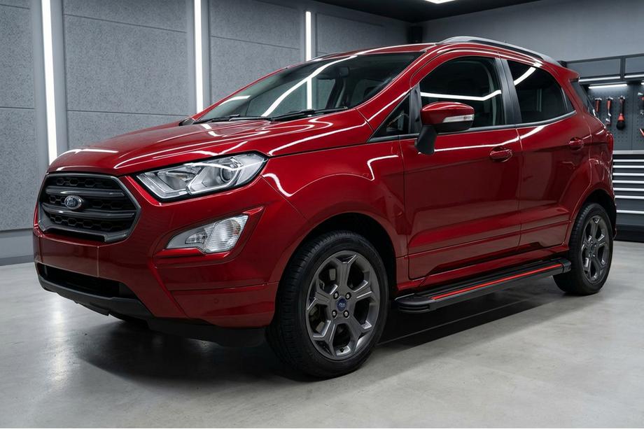Ford EcoSport 2013–2022 Side steps Maya Red (2 stuks, aluminium) Foto 1