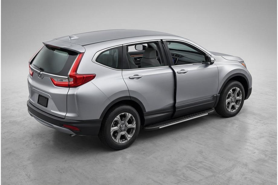 Honda CRV 2017–2022 Bosphorus Grey zijsteps (set van 2, aluminium) Image