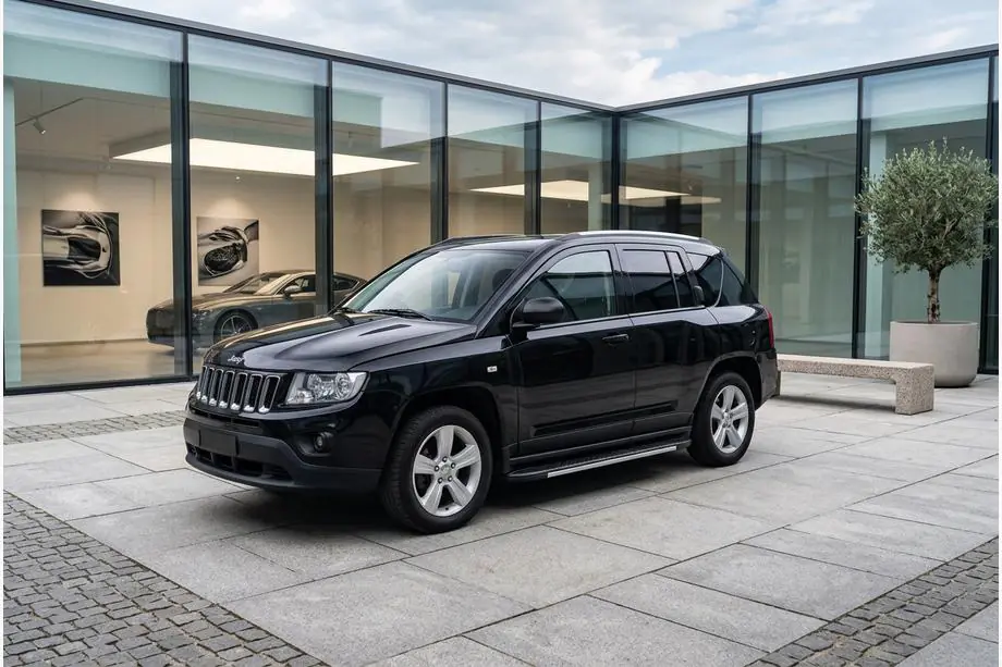 Jeep Compass 2006–2016 Bosphorus Grey zijsteps (set van 2, aluminium) Image