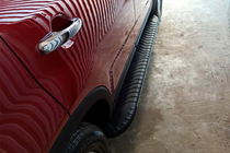Kia Sorento II XM 2009–2014 Bosphorus Grey zijsteps (set van 2, aluminium) 2010-2013 foto 7