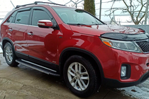 Kia Sorento II XM 2009–2014 Bosphorus Grey zijsteps (set van 2, aluminium) 2010-2013 foto 10