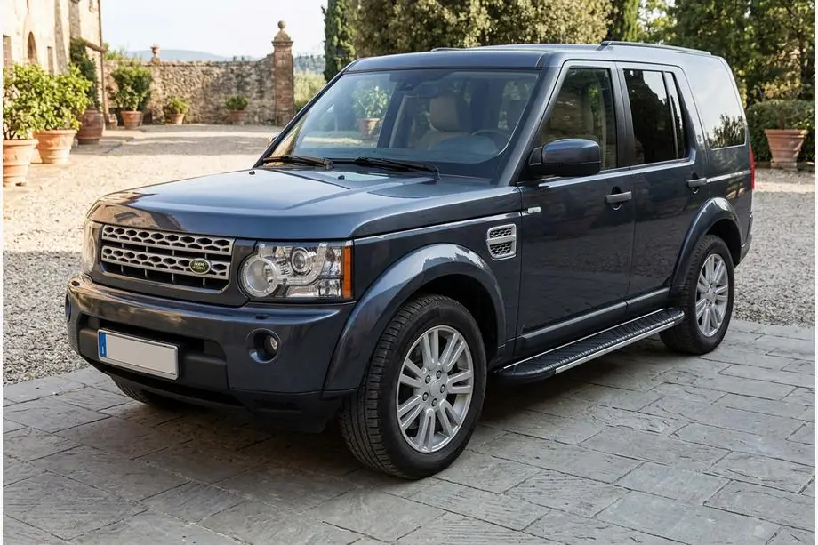 Land Rover Discovery IV 2009–2017 Bosphorus Grey zijsteps (set van 2, aluminium) Image