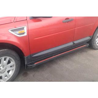 Side steps Maya Red (2 stuks, aluminium) Land Rover Freelander II 2006–2014 foto 1